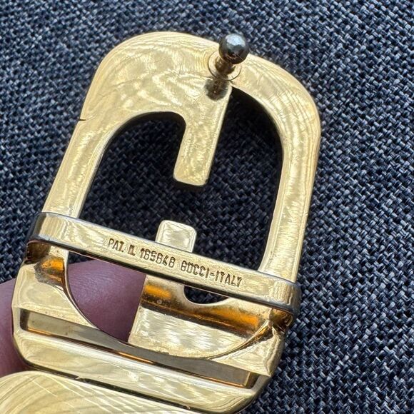 GUCCI REVERSIBLE LEATHER BELT - Picture 2 of 14